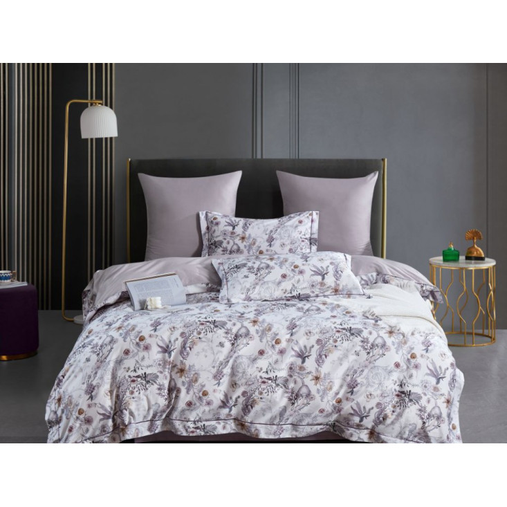 Постельное белье евро люкс мако-сатин Asabella Ракита