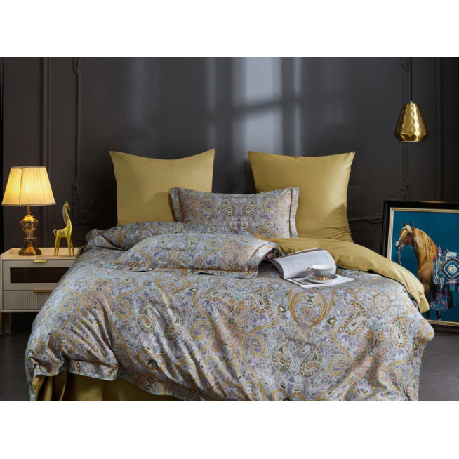 Постельное белье евро люкс мако-сатин Asabella Анюта