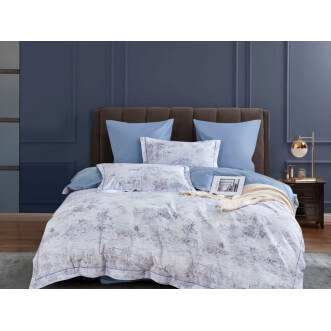 Постельное белье евро люкс мако-сатин Asabella Метель