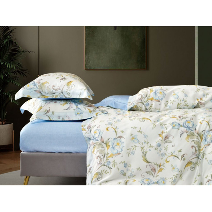 Постельное белье евро тенсел люкс Asabella Свирь