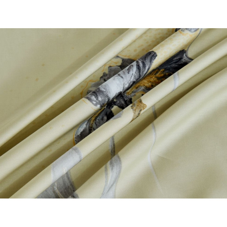 Постельное белье евро тенсел люкс Asabella Черная лилия