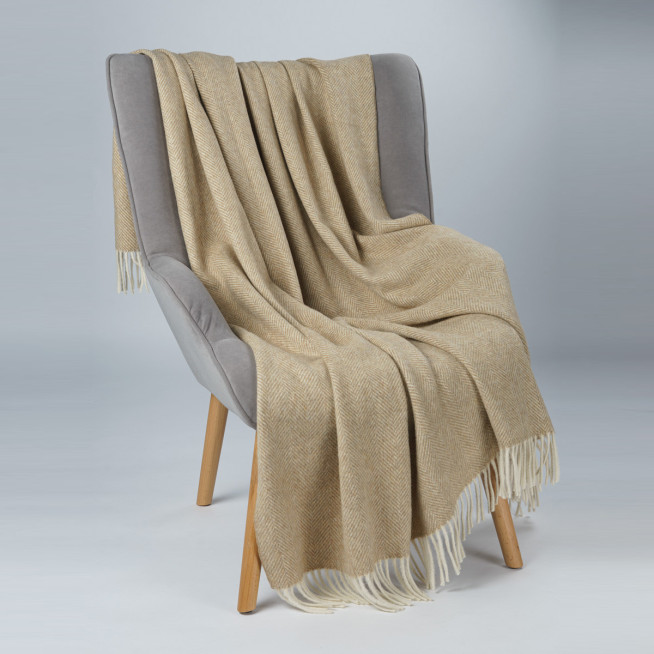 Шерстяной плед альпака меринос PP-66 Incalpaca