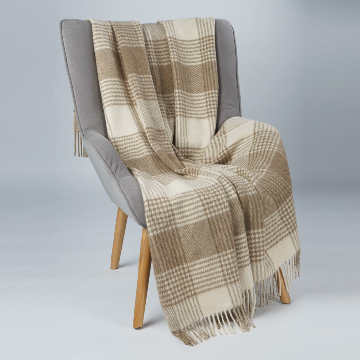 Шерстяной плед альпака меринос PP-65 Incalpaca