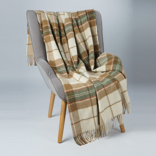 Шерстяной плед альпака меринос PP-39 Incalpaca