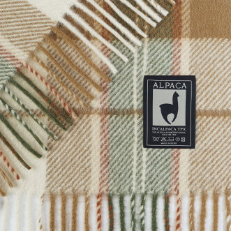 Шерстяной плед альпака меринос PP-39 Incalpaca в интернет-магазине Люкс Постель