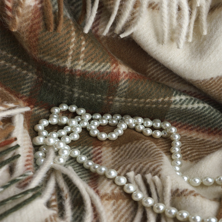 Шерстяной плед альпака меринос PP-39 Incalpaca