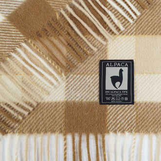 Шерстяной плед альпака меринос PP-5 Incalpaca в интернет-магазине Люкс Постель