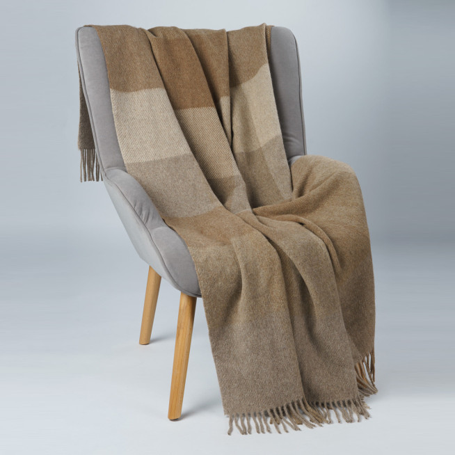 Шерстяной плед альпака меринос PP-40 Incalpaca