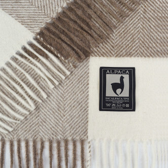 Шерстяной плед альпака меринос PP-63 Incalpaca в интернет-магазине Люкс Постель