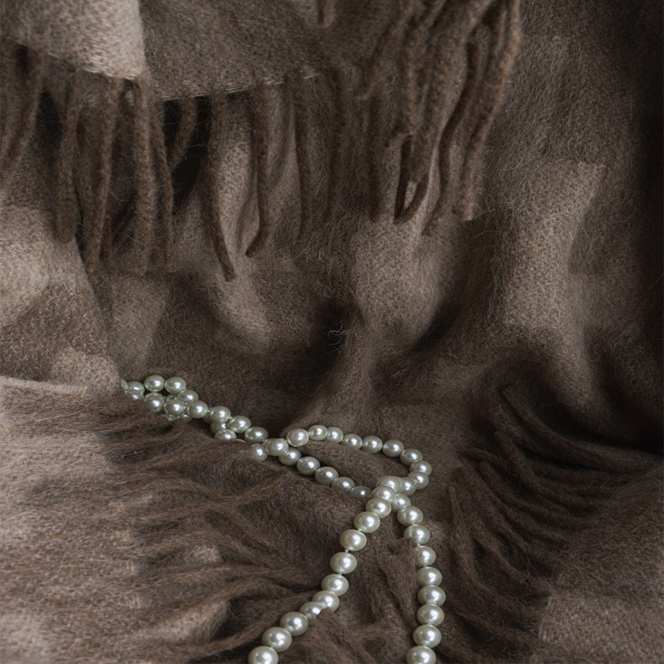 Шерстяной плед альпака меринос PP-70 Incalpaca