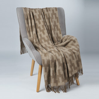 Шерстяной плед альпака меринос PP-70 Incalpaca