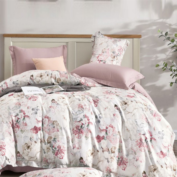 Постельное белье евро тенсел люкс Asabella Нежный вечер