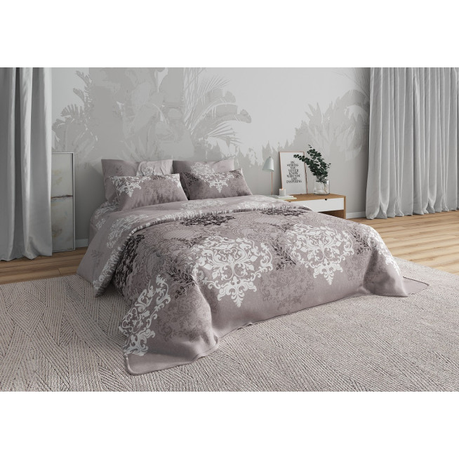 Постельное белье 2 спальное бязь Valtery Кружево корал