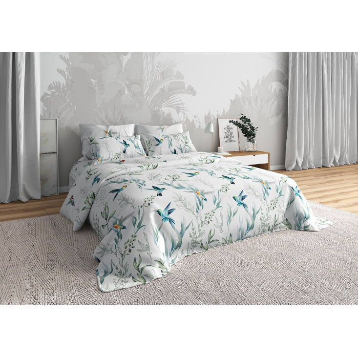 Постельное белье 1,5-спальное бязь Valtery Колибри