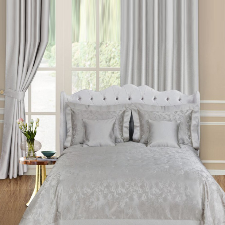 Комплект штор жаккард 270х275 с подхватами Asabella Звездная пыль