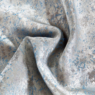 Комплект штор жаккард 270х275 с подхватами Asabella Серый вихрь