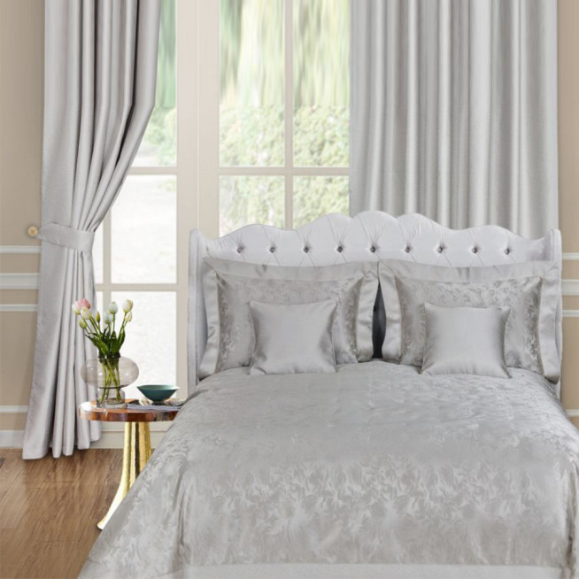 Комплект штор жаккард 270х275 с подхватами Asabella Жемчуг