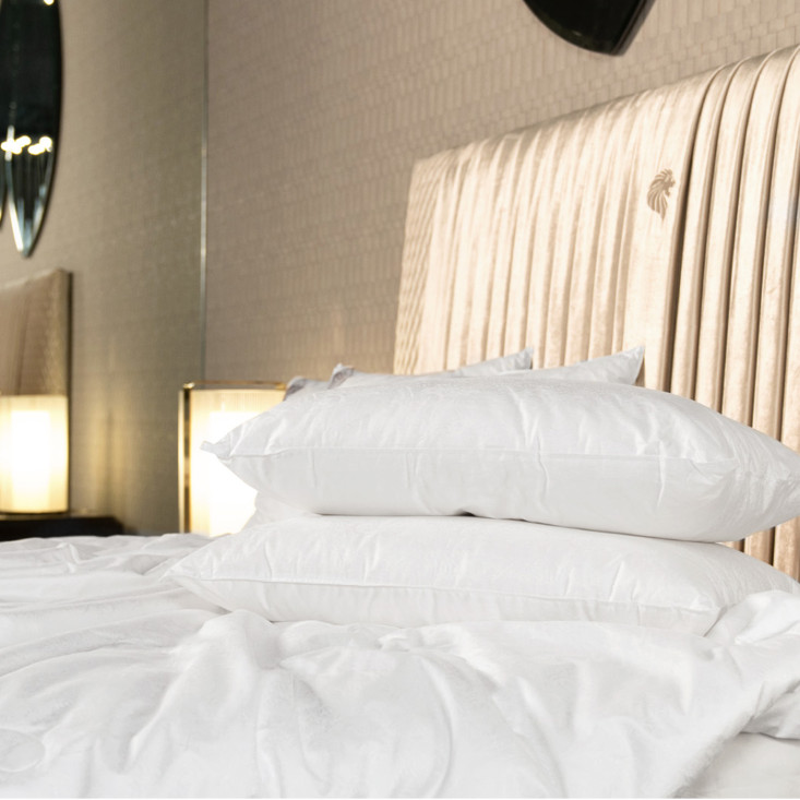 Подушка шелковая 50х70 Paisley Silk мягкая