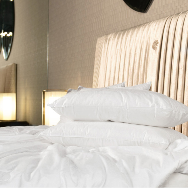 Подушка шелковая 50х70 Paisley Silk мягкая