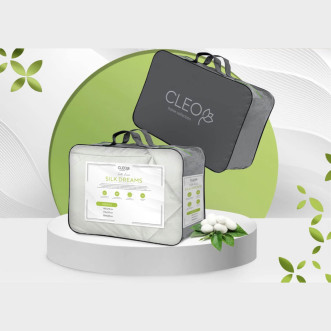 Одеяло 1,5 спальное 145х210 всесезонное Cleo Silk Dreams фото