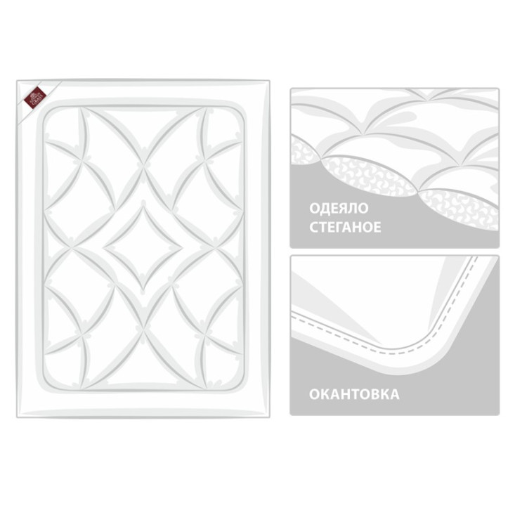 Одеяло легкое евро 200х200 Organic Linen Grass German Grass