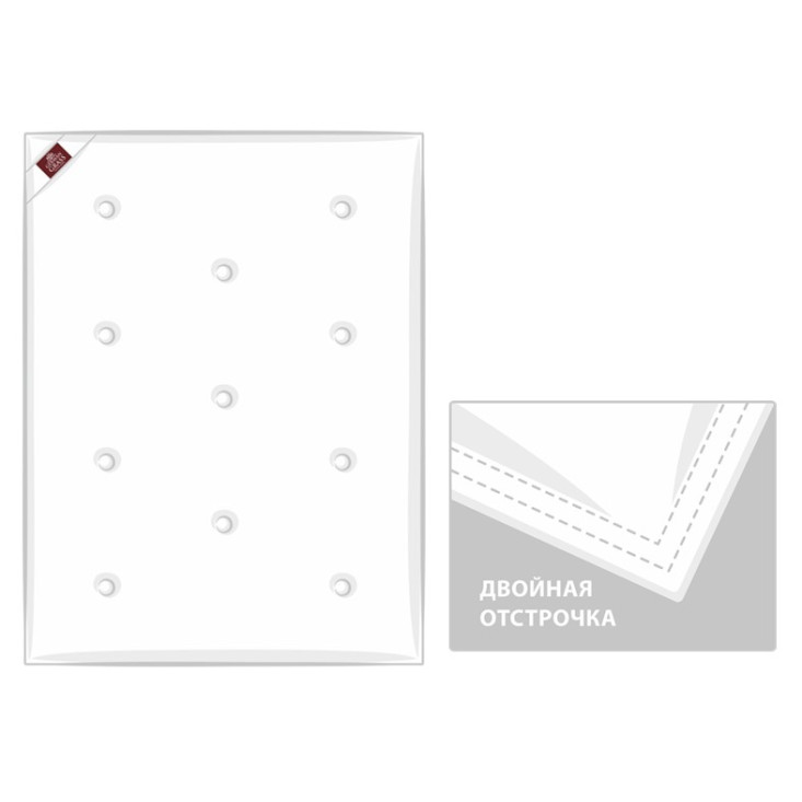 Одеяло шелковое евро 200х200 легкое German Grass Paisley Silk Grass