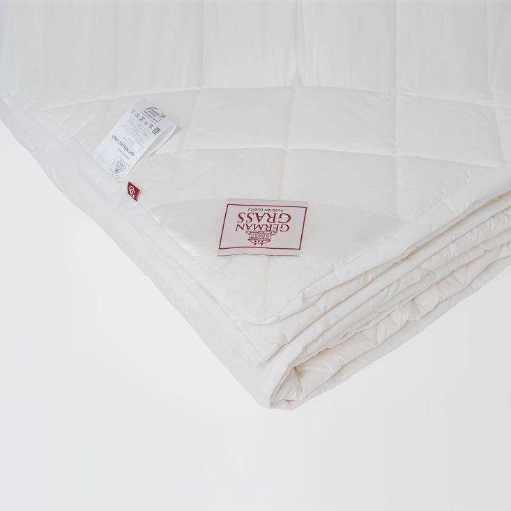 Наматрасник 90х200 тонкий с бортом German Grass Mattress Cottonwash Grass