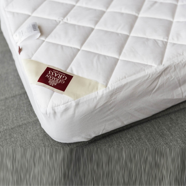 Наматрасник 140х200 тонкий с бортом German Grass Mattress Cottonwash Grass
