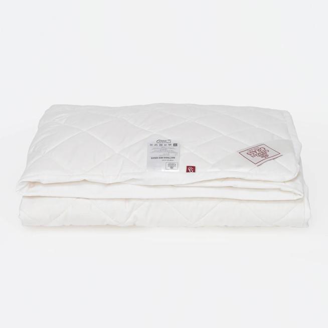 Наматрасник 200х200 тонкий с бортом German Grass Mattress Cottonwash Grass