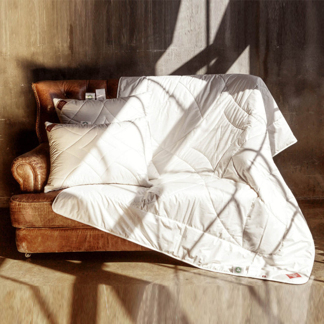 Подушка 70х70 German Grass Organic Linen регулируемая