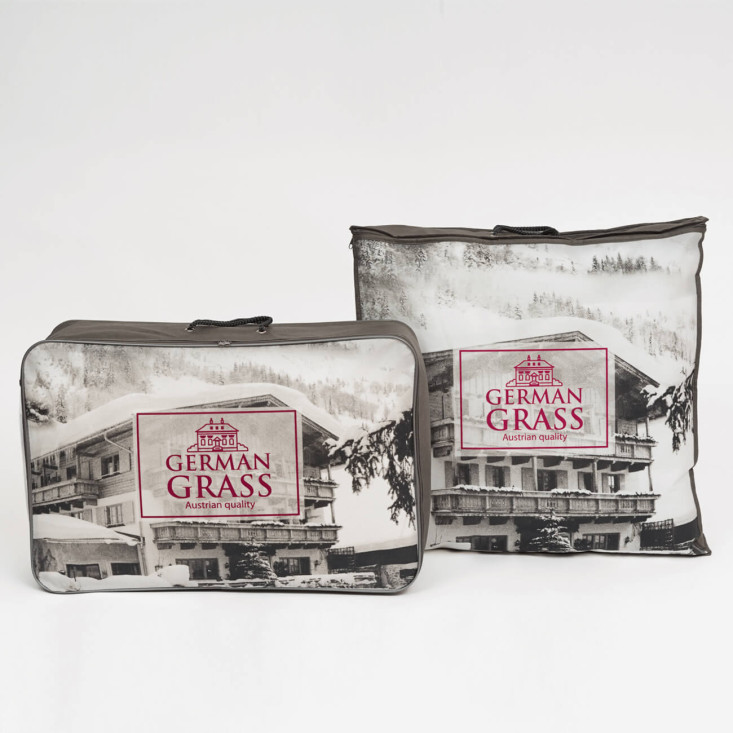 Наматрасник 90х200 легкий German Grass Mattress Organic Linen Grass