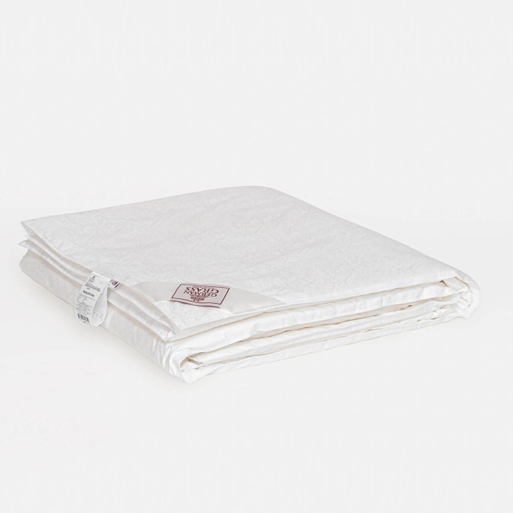 Одеяло шелковое евро 200х200 легкое German Grass Paisley Silk Grass