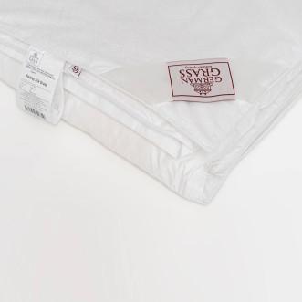 Одеяло шелковое евро 200х200 легкое German Grass Шелковый Узор (Paisley Silk) в магазине Люкс Постель