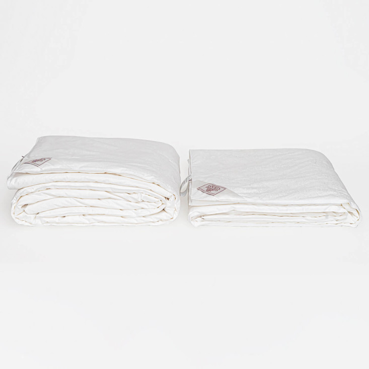 Одеяло шелковое евро 200х220 легкое German Grass Paisley Silk Grass