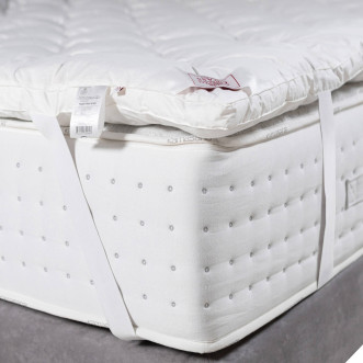 Наматрасник топпер 160х200 теплый на резинках German Grass Topper Camel Grass