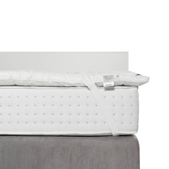 Наматрасник топпер 160х200 теплый на резинках German Grass Topper Camel Grass