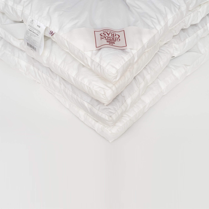 Наматрасник топпер 180х200 теплый на резинках German Grass Topper Camel Grass
