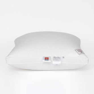 Подушка пуховая 70х70 трехкамерная 3D с бортиком Thermo Down Grass German Grass упругая с терморегуляцией