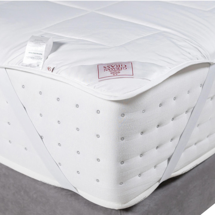 Наматрасник 200х200 всесезонный на резинках German Grass Matress Camel Wool Grass