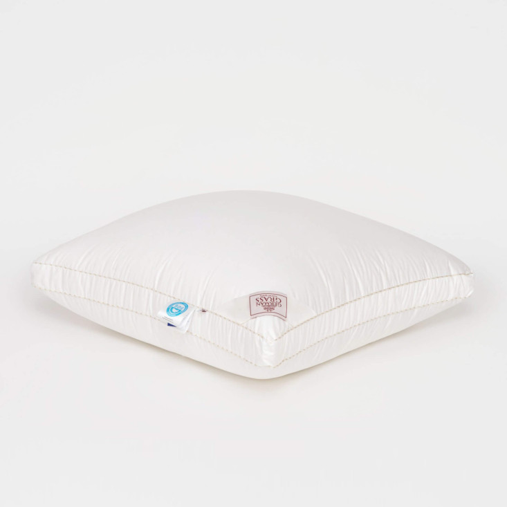 Подушка пуховая 70х70 трехкамерная 3D с бортиком King Down Grass German Grass упругая отзывы