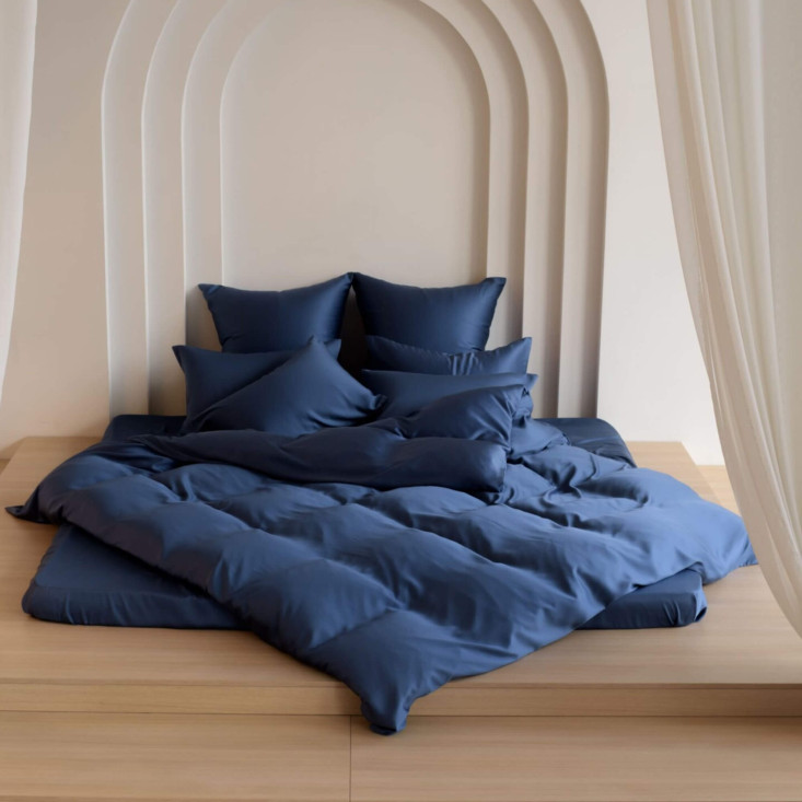 Пододеяльник тенсел евро макси 240х260 Blue Brilliant Grass German Grass