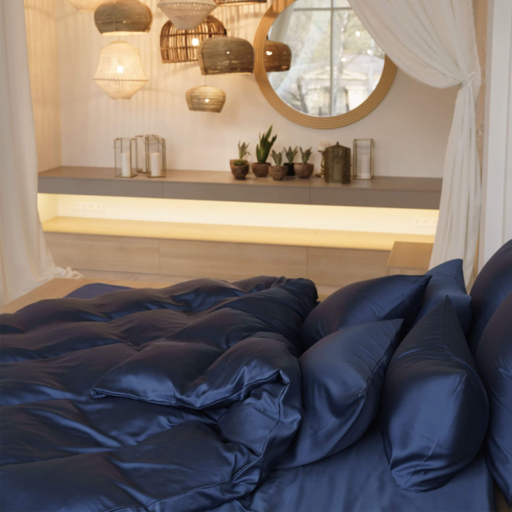 Пододеяльник тенсел евро 200х200 Blue Brilliant Grass German Grass