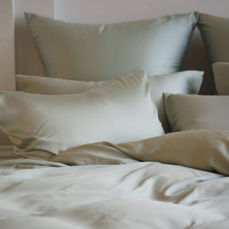 Пододеяльник тенсел евро 200х200 Olive Brilliant Grass German Grass