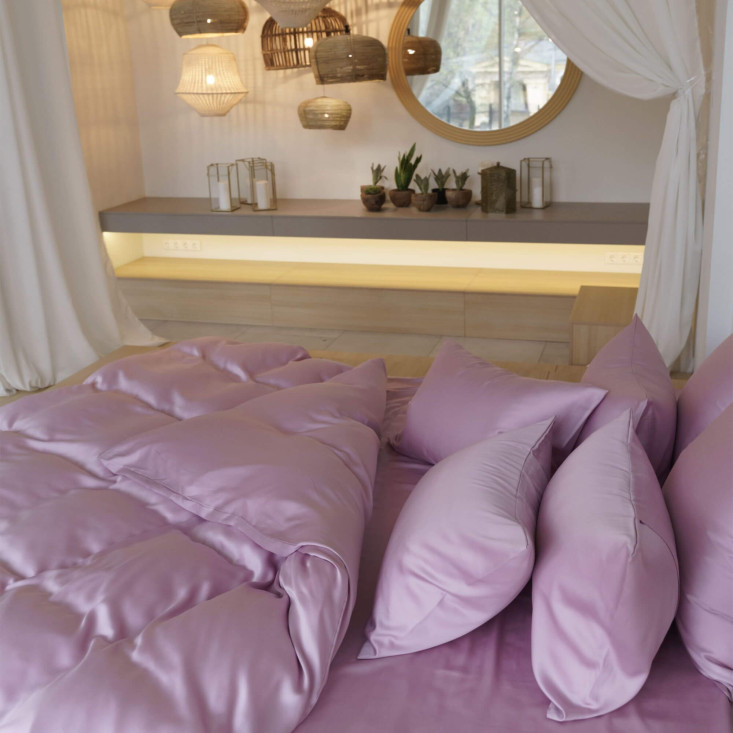 Пододеяльник тенсел евро 200х200 Lilac Brilliant Grass German Grass