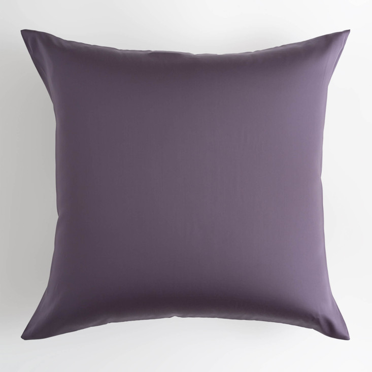 Постельное белье евро с простыней на резинке тенсел Violet Brilliant Grass German Grass