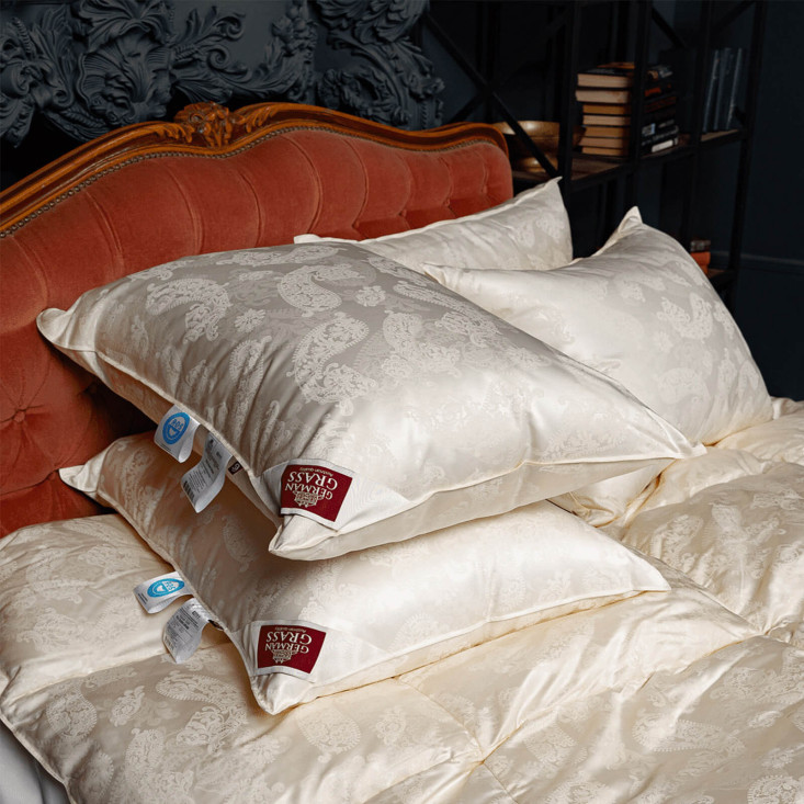 Подушка пуховая 50х70 German Grass Silk Down упругая