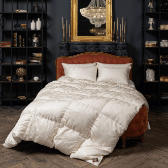 Подушка пуховая 50х70 German Grass Шелковистый Пух (Silk Down) упругая в магазине Люкс Постель