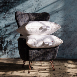 Подушка пуховая 50х70 с бортиком Queen Down German Grass упругая