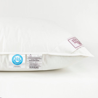 Подушка пуховая 50х70 German Grass Элитный пух (Grand Down) упругая в магазине Люкс Постель