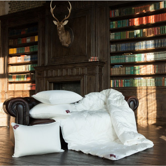 Подушка пуховая 50х70 German Grass Пух Люкс (Luxe Down) упругой в магазине Lux-Postel.com